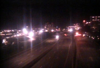 Traffic camera: CAM 13 Stamford I-95 SB Exit 8 - N/O Elm St.